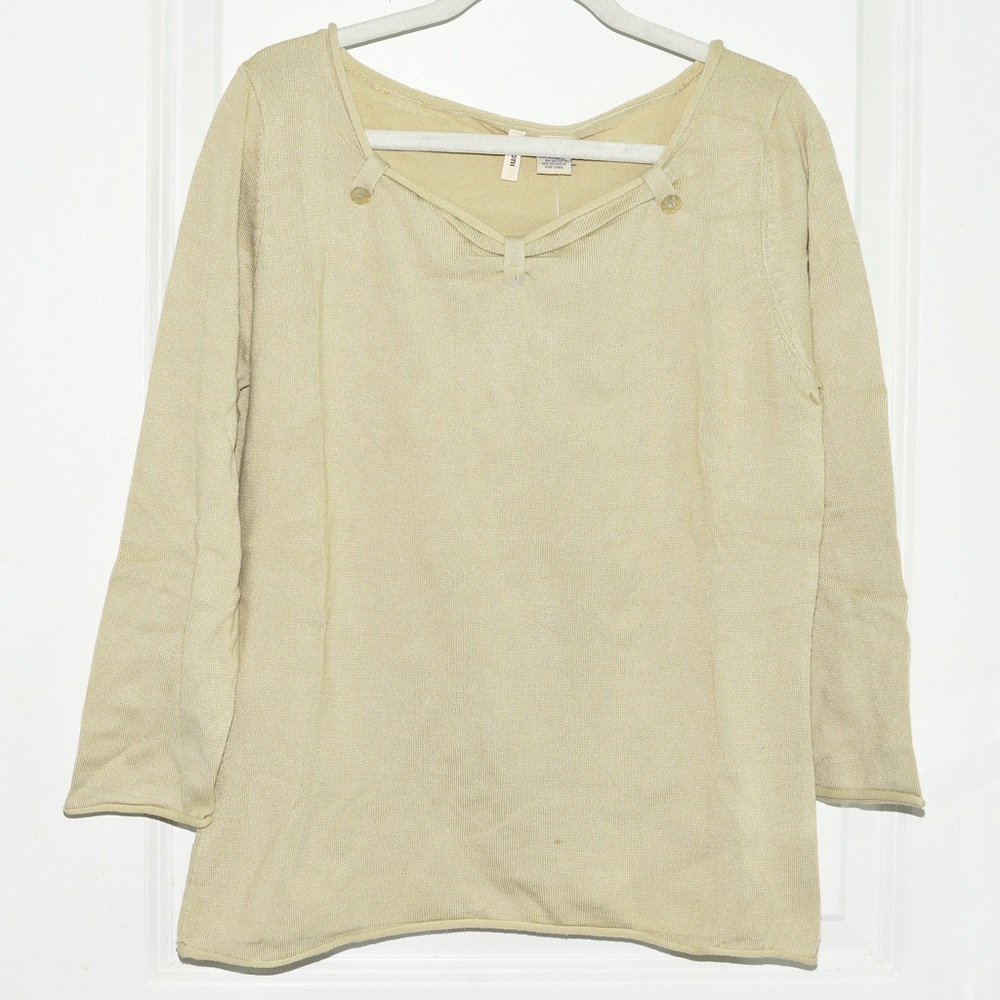 NWT Anthropologie Vintage Y2K Moth Sweater w Jeweled Buttons (Fits like small)